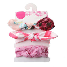 Load image into Gallery viewer, Summer Cute Floral Bows Baby Girl Headbands Elastic Bowknot Newborn Hair Band Turban Set Hair Accessories Bow Set For Kids