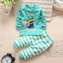 Load image into Gallery viewer, Baby Boy Clothes Cotton Clothing Sets Cartoon Long-sleeved T-shirt Pants Infant Clothes 2pcs Ste For Boys and Girls Kids