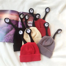 Load image into Gallery viewer, Funny Kids Hats Boys Girls Caps Long Eye Knitted Winter Hats Crochet For Kids In Modern Interesting Design