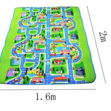 Load image into Gallery viewer, Town City Traffic Baby Crawling Mat Foam Climbing Pad Green Road Children's Play Mat Carpet For Kids and Boys Rooms