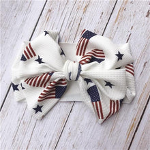 Load image into Gallery viewer, Infant Nylon Print Fabric Headband Baby Girl Headbands for Girls Bows Baby Turban Headwrap Newborn Hairband For Girls