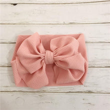 Load image into Gallery viewer, Bog Bow Infant Headband Newborn Toddler Baby Girl Boy Headwear Solid Bowknot Soft Turban Knot Hairband For Girls