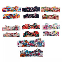 Load image into Gallery viewer, Mother & Baby Headbands Print Floral Elastic Hair Bands Parent-Child Hair Accessories Bow For Baby Girls Bow in Modern Design