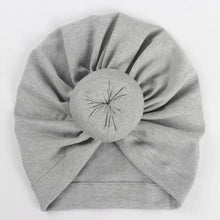 Load image into Gallery viewer, Newborn Toddler Baby Girl Turban Cotton Beanie Hat Warm Soft Cap Solid Knot Soft Wrap In Modern Style