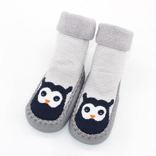 Load image into Gallery viewer, Baby Warm Stretchy Booties Sock With Rubber Soles For Newborn Baby Girl And Boy Socks Slipper