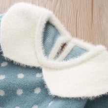 Load image into Gallery viewer, New Baby Winter Knitted Clothes Infant Toddler Tops Shirts For Baby Girls Retro Dress Design