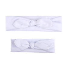 Load image into Gallery viewer, Mother & Baby Headbands Print Floral Elastic Hair Bands Parent-Child Hair Accessories Bow For Baby Girls Bow in Modern Design