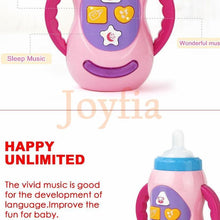 Load image into Gallery viewer, Baby Simulation Milk Bottle Toy LED Flashing Baby Bottle With Sound and Light Toys For Baby