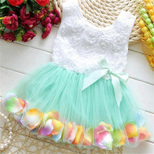 Load image into Gallery viewer, Kids Baby Girls Beautiful Flower Dress Princess Summer Sleeveless Mini Tutu Dress For Modern Baby Girls