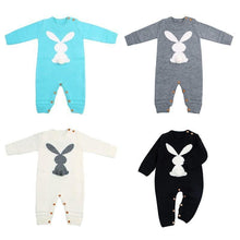 Load image into Gallery viewer, Handmade Modern Luxury Christmas Baby Rompers Newborn Rabbit Baby Jumpsuit Overall Long Sleeve Baby Boys Clothes