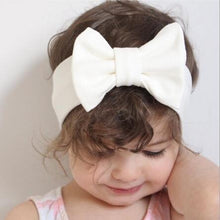 Load image into Gallery viewer, Headband Knitted Cotton Children Girls Elastic Bow Hair Bands Turban for girl Headbands
