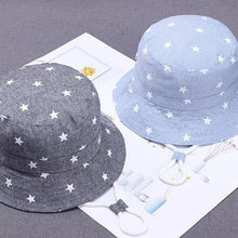 Load image into Gallery viewer, Children Summer Hats Kids Star Sun Caps For Boys And Caps New Baby Fisherman Hat In Modern Star Design
