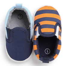 Load image into Gallery viewer, Toddler Infant Baby Shoes Newborn Boys Girls Soft Casual Shoes Striped Shoes 0-18M