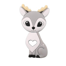 Load image into Gallery viewer, Silicone Teethers Food Grade Tiny Rod Teething Baby Shower Gifts Cartoon Animals Teether Let's Make 1pc