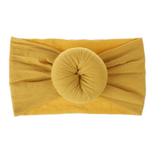 Load image into Gallery viewer, Newborn Infant Kids Girls Nylon Bow Hairband Headband Stretch Turban Knot For Bay Girls
