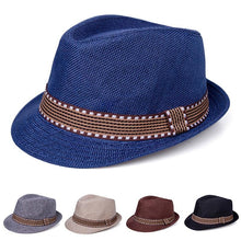 Load image into Gallery viewer, Modern Baby Hat Children Jazz Straw Cap for Baby Boys/Girls Cap Baby Hat For Kids Sun Cap For Kids In Elegant Design