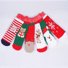 Load image into Gallery viewer, Modern Cotton Baby Socks Christmas Design Baby Girls Socks Cartoon Casual Baby Children's Christmas Socks For Kids