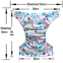 Load image into Gallery viewer, Modern Luxury Printed Baby Nappy 5pcs/Lot Washable Diapers Good Quality Pocket Diaper For Kids