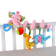 Load image into Gallery viewer, Stuffed Stroller Toys Animal Baby Crib Pram Bed Hanging Educational Infant Baby Rattle For Kids