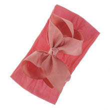 Load image into Gallery viewer, Baby Girls Headbands Hair Accessories Turban Solid Head wear Hair Band Bow Girl Accessories