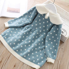 Load image into Gallery viewer, Modern Cotton Warm Winter Knitted Clothes Infant Toddler Top Dress For Girls Kids