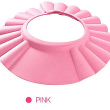 Load image into Gallery viewer, Brand New Baby Children Kids Safe Shampoo Bath Shower Cap Sheild Hat Wash Hair Shield elastic Cap For Kids In Modern Deign