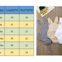 Load image into Gallery viewer, Casual Modern Newborn Kids Bodysuit Baby Boy Girl Clothes Jumpsuit Sunsuit For Girls