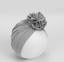 Load image into Gallery viewer, New Fashion Elegant Flower Baby Hat Newborn Elastic Baby Turban Hats for Girls In Modern Design