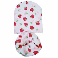 Load image into Gallery viewer, Modern Cartoon Cotton Baby Hat Winter Baby Girls Hat Newborn Boys Hats Kids Cap Scarf Set Children Beanies For Kids With Scarf