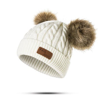 Load image into Gallery viewer, Luxury Baby Hat Pompon Hat Knitted Cute Cap For Girls & Boys Casual Solid Color Girls Baby Style In Great New Modern Trend Design