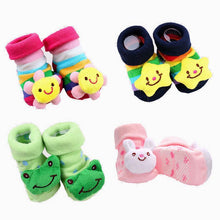 Load image into Gallery viewer, Cotton Baby Socks Rubber Anti Slip Boy Girl Floor Kids Toddlers Autumn Spring Cartoon Infant Newborn Sock