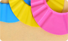 Load image into Gallery viewer, Modern Baby Shower Sheild Cap Reusable Waterproof Bath Hat Teen Girl Shower Haircut Cap for Boys and Girls Shampoo Cap Design