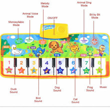 Load image into Gallery viewer, Musical Mat With Animal Voice Baby Piano Playing Carpet Music Game Instrument Toys Early Educational Toys For Kids