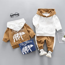 Load image into Gallery viewer, Winter Newborn Clothes For Baby Boys Clothes Set Hoodie and Pants 2pcs Outfit Kids Costume Baby Suit
