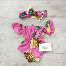 Load image into Gallery viewer, Modern Elegant Baby Girl Flower Romper Jumpsuit Playsuit Outfits Clothes For Girls With Bow