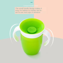 Load image into Gallery viewer, Baby 240ml Leak Proof Rotatable Magic Cup Baby Learning Drinking Cup Child Water Cup Bottle