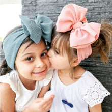 Load image into Gallery viewer, Baby Girls Headband Big Bow Hair Band Kids Adjustable Head Wrap Turban Infant Hair Accessories
