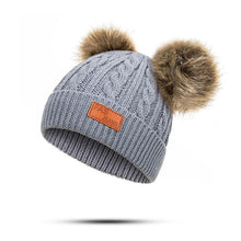 Load image into Gallery viewer, Luxury Baby Hat Pompon Hat Knitted Cute Cap For Girls & Boys Casual Solid Color Girls Baby Style In Great New Modern Trend Design