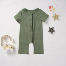 Load image into Gallery viewer, Newborn Infant Baby Boy Girls Unisex Button Romper Jumpsuit Playsuit Sunsuit Clothes For Girls And Boys