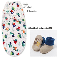 Load image into Gallery viewer, 100% Cotton Baby Swaddle Wrap Blanket Newborn Infants Baby Envelop Sleep Bag Sleepsacks For Girls
