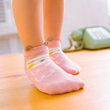 Load image into Gallery viewer, 5 Pairs Thin Combed Cotton Cute Animal Baby Socks Mesh Short Socks For Newborns Boys & Girls