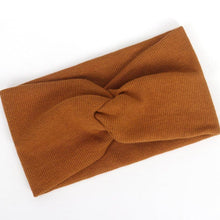 Load image into Gallery viewer, Modern New Trend Girls Winter Autumn Headband Twisted Knotted Soft Elastic Baby Girl Soft Elastic Turban Headband For Girls