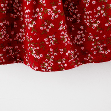 Load image into Gallery viewer, Modern Retro Girl Dress For Winter Newborn Infant Dress Fashion Cute Cotton Floral Bow baby Party Dress