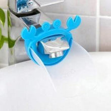 Load image into Gallery viewer, Silicone Baby Bath Toys Kids Faucet Extender children Hand Washing extender Bathroom Sink Rubber Water Reach Faucet Sink