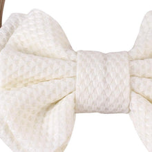 Load image into Gallery viewer, Luxury Cute Baby Girl Headband Ribbon Elastic Rope Big Bow Hair Band Candy Color Pony Tail Ties Ropes For Girls