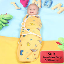 Load image into Gallery viewer, Baby Blanket Infant Cotton Breathable Envelop Swaddle Blankets For Newborn Baby Hooded Sleepsack
