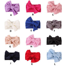 Load image into Gallery viewer, Newborn Toddler Baby Girls Head Wrap Rabbit Big Bow Knot Turban Headband Hair Accessories For Girls Kids