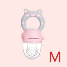 Load image into Gallery viewer, Silicone Baby Pacifier Feeder Cartoon Animal Infant Nipple Holder Newborn Fruit pacifier Tetine Silicona Nipple Bit