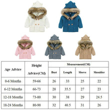 Load image into Gallery viewer, Warm Winter Luxury Newborn Baby Boy Girl Knitted Buttons Hooded Jacket Coat In Modern Design
