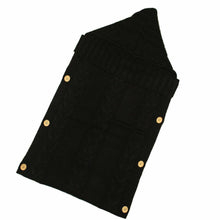 Load image into Gallery viewer, Warm Baby Blanket Knitted Newborn Swaddle Wrap Soft Footmuff Cotton Envelope For Stroller Accessories Blanket Bag